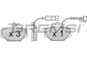 BREMS BP2375 - PASTIGLIE FRENO - BRAKE PADS