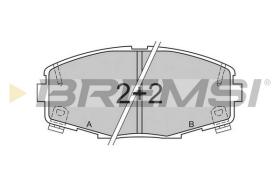 BREMS BP2378 - PASTIGLIE FRENO - BRAKE PADS