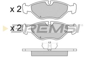 BREMS BP2380 - PASTIGLIE FRENO - BRAKE PADS