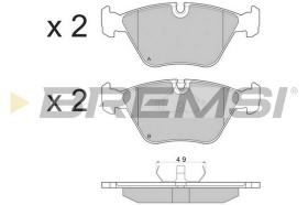 BREMS BP2381 - PASTIGLIE FRENO - BRAKE PADS