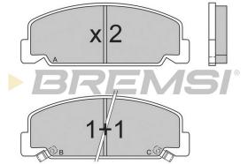 BREMS BP2406 - PASTIGLIE FRENO - BRAKE PADS