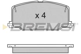 BREMS BP2411 - PASTIGLIE FRENO - BRAKE PADS