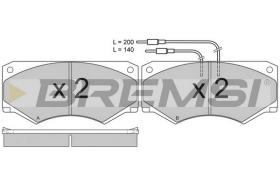 BREMS BP2416 - PASTIGLIE FRENO - BRAKE PADS