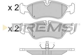 BREMS BP2417 - PASTIGLIE FRENO - BRAKE PADS