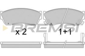 BREMS BP2420 - PASTIGLIE FRENO - BRAKE PADS