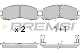 BREMS BP2423 - PASTIGLIE FRENO - BRAKE PADS