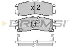 BREMS BP2428 - PASTIGLIE FRENO - BRAKE PADS