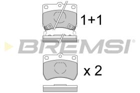 BREMS BP2429 - PASTIGLIE FRENO - BRAKE PADS