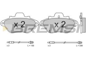 BREMS BP2430 - PASTIGLIE FRENO - BRAKE PADS