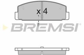 BREMS BP2448 - PASTIGLIE FRENO - BRAKE PADS