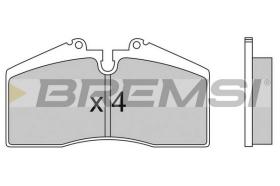 BREMS BP2449 - PASTIGLIE FRENO - BRAKE PADS