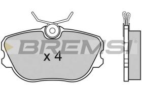 BREMS BP2452 - PASTIGLIE FRENO - BRAKE PADS