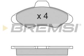 BREMS BP2462 - PASTIGLIE FRENO - BRAKE PADS