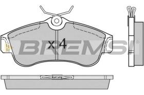 BREMS BP2470 - PASTIGLIE FRENO - BRAKE PADS