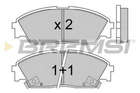 BREMS BP2479 - PASTIGLIE FRENO - BRAKE PADS