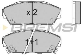 BREMS BP2480 - PASTIGLIE FRENO - BRAKE PADS