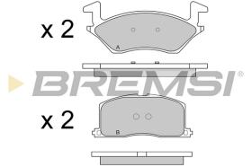 BREMS BP2481 - PASTIGLIE FRENO - BRAKE PADS