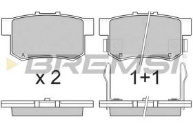 BREMS BP2483 - PASTIGLIE FRENO - BRAKE PADS