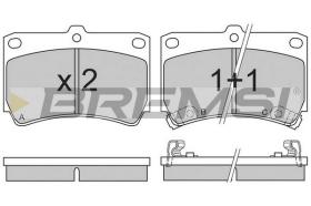 BREMS BP2489 - PASTIGLIE FRENO - BRAKE PADS