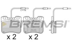 BREMS BP2496 - PASTIGLIE FRENO - BRAKE PADS