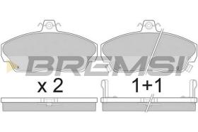 BREMS BP2502 - PASTIGLIE FRENO - BRAKE PADS