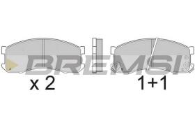 BREMS BP2504 - PASTIGLIE FRENO - BRAKE PADS