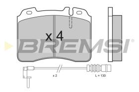 BREMS BP2506 - PASTIGLIE FRENO - BRAKE PADS