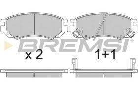 BREMS BP2512 - PASTIGLIE FRENO - BRAKE PADS