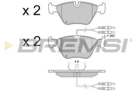 BREMS BP2523 - PASTIGLIE FRENO - BRAKE PADS