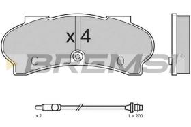 BREMS BP2524 - PASTIGLIE FRENO - BRAKE PADS