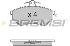 BREMS BP2531 - PASTIGLIE FRENO - BRAKE PADS