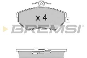 BREMS BP2532 - PASTIGLIE FRENO - BRAKE PADS