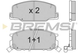 BREMS BP2537 - PASTIGLIE FRENO - BRAKE PADS