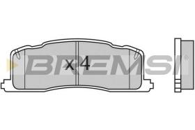 BREMS BP2538 - PASTIGLIE FRENO - BRAKE PADS