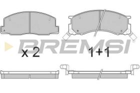 BREMS BP2539 - PASTIGLIE FRENO - BRAKE PADS