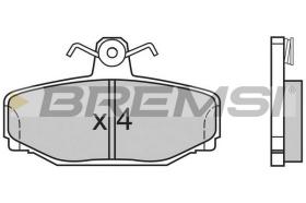 BREMS BP2542 - PASTIGLIE FRENO - BRAKE PADS