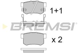 BREMS BP2544 - PASTIGLIE FRENO - BRAKE PADS