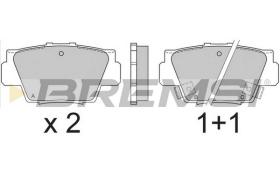 BREMS BP2545 - PASTIGLIE FRENO - BRAKE PADS