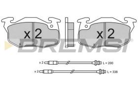 BREMS BP2550 - PASTIGLIE FRENO - BRAKE PADS