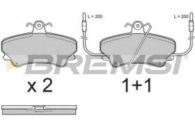 BREMS BP2557 - PASTIGLIE FRENO - BRAKE PADS