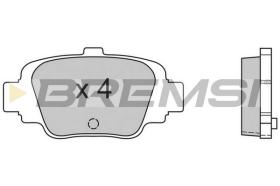 BREMS BP2560 - PASTIGLIE FRENO - BRAKE PADS