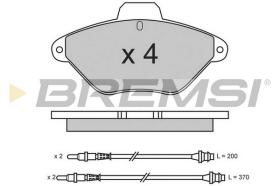 BREMS BP2564 - PASTIGLIE FRENO - BRAKE PADS