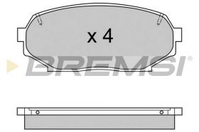 BREMS BP2571 - PASTIGLIE FRENO - BRAKE PADS