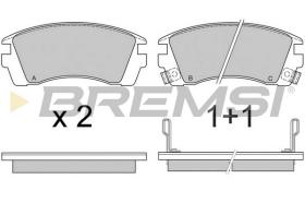 BREMS BP2575 - PASTIGLIE FRENO - BRAKE PADS