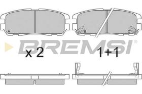 BREMS BP2581 - PASTIGLIE FRENO - BRAKE PADS