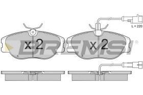 BREMS BP2587 - PASTIGLIE FRENO - BRAKE PADS