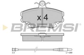 BREMS BP2590 - PASTIGLIE FRENO - BRAKE PADS