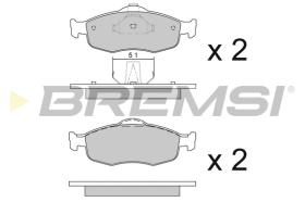 BREMS BP2592 - PASTIGLIE FRENO - BRAKE PADS