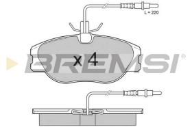 BREMS BP2598 - PASTIGLIE FRENO - BRAKE PADS