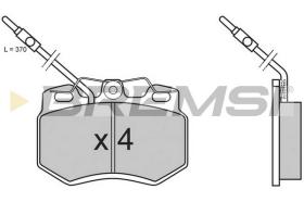 BREMS BP2604 - PASTIGLIE FRENO - BRAKE PADS